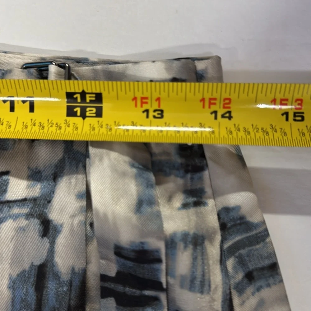 Banana Republic SILKY TWILL WRAP MIDI SKIRT Abstract Print 6 new below knee - Picture 12 of 13